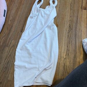 Fashion Nova Ribbed White Top